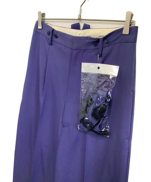 Ameri（アメリ）Ameri (アメリ) MEDI GENTILHOMME SUSPENDER PANT AMERI パープル サイズ:Sの古着・服飾アイテム