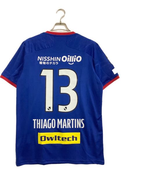 adidas（アディダス）adidas (アディダス) 横浜F・マリノス (ヨコハマエフマリノス) サポーターグッズ　2021 背番号13 THIAGO MARTINS 刺繍 Oサイズ サイズ:XLの古着・服飾アイテム