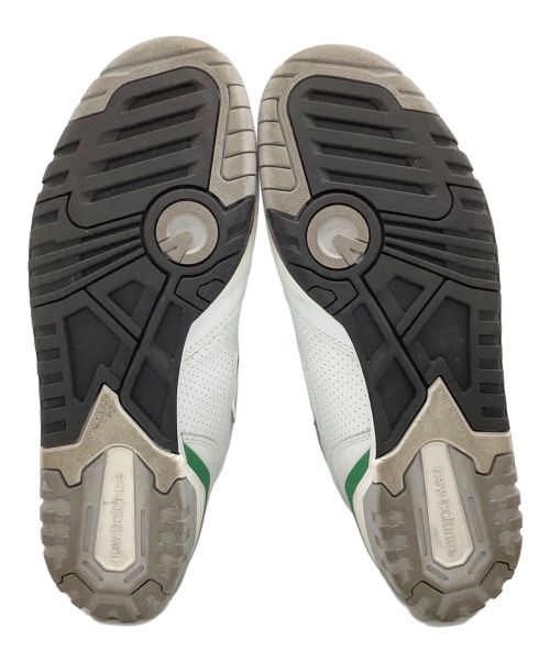 NEW BALANCE（ニューバランス）NEW BALANCE (ニューバランス) BB650RWG NEW BALANCE ホワイト×グリーン サイズ:27.5cmの古着・服飾アイテム