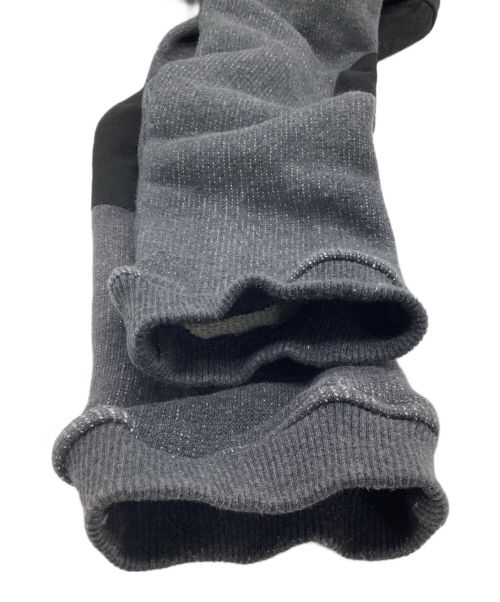 LOT78（ロットセブンティーエイト）LOT78 (ロットセブンティーエイト) クルーネックスウェット グレー×ブラック サイズ:Lの古着・服飾アイテム