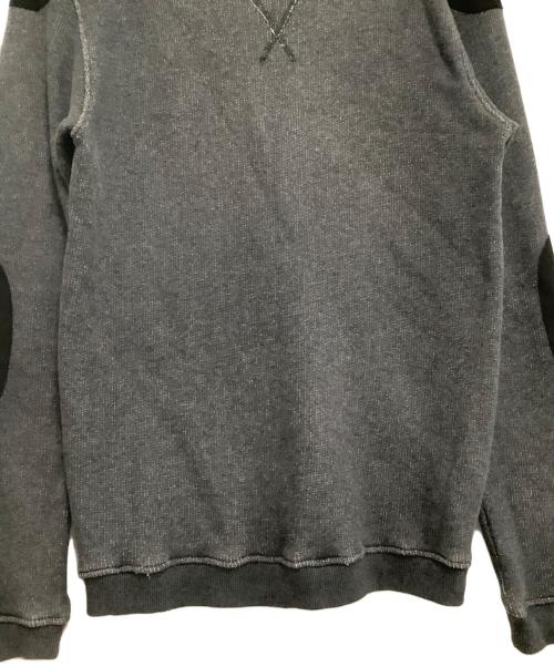 LOT78（ロットセブンティーエイト）LOT78 (ロットセブンティーエイト) クルーネックスウェット グレー×ブラック サイズ:Lの古着・服飾アイテム