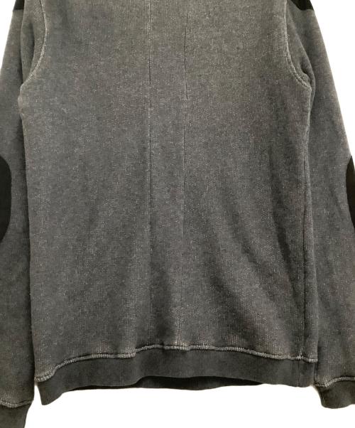 LOT78（ロットセブンティーエイト）LOT78 (ロットセブンティーエイト) クルーネックスウェット グレー×ブラック サイズ:Lの古着・服飾アイテム