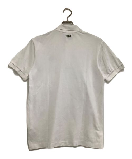 LACOSTE（ラコステ）LACOSTE (ラコステ) ポロシャツ　STRANGER THINGS　NETFLIXコラボ ホワイト サイズ:3の古着・服飾アイテム