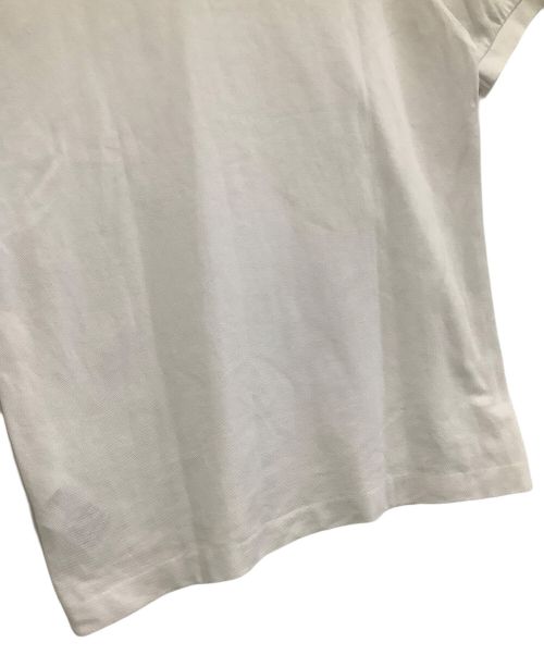 LACOSTE（ラコステ）LACOSTE (ラコステ) ポロシャツ　STRANGER THINGS　NETFLIXコラボ ホワイト サイズ:3の古着・服飾アイテム