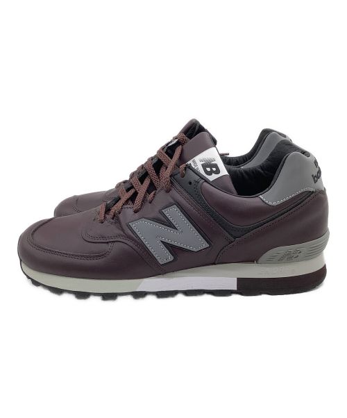 NEW BALANCE（ニューバランス）NEW BALANCE (ニューバランス) レザースニーカー NEW BALANCE 576/英国製 ブラウン サイズ:USA9/UK8 1/2の古着・服飾アイテム