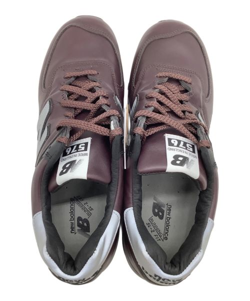 NEW BALANCE（ニューバランス）NEW BALANCE (ニューバランス) レザースニーカー NEW BALANCE 576/英国製 ブラウン サイズ:USA9/UK8 1/2の古着・服飾アイテム