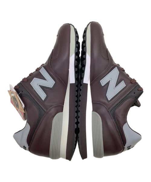 NEW BALANCE（ニューバランス）NEW BALANCE (ニューバランス) レザースニーカー NEW BALANCE 576/英国製 ブラウン サイズ:USA9/UK8 1/2の古着・服飾アイテム