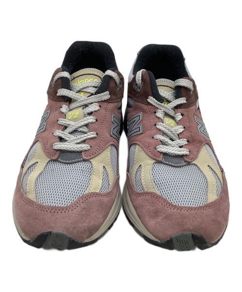 NEW BALANCE（ニューバランス）NEW BALANCE (ニューバランス) ローカットスニーカー NEW BALANCE 991 ピンク×ブラウン サイズ:UK 7の古着・服飾アイテム