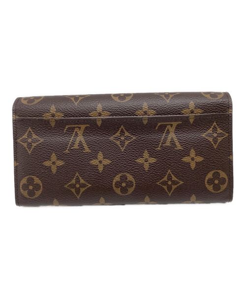LOUIS VUITTON（ルイ ヴィトン）LOUIS VUITTON (ルイ ヴィトン) 長財布 LOUIS VUITTON  モノグラム ポルトフォイユ・サラ  @ Π ブラウン×フューシャの古着・服飾アイテム