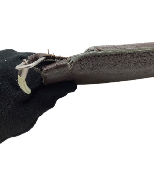 Maison Margiela（メゾンマルジェラ）Maison Margiela (メゾンマルジェラ) ショルダーポーチ MM11 ブラウンの古着・服飾アイテム