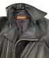 中古・古着 BLACKREBEL (ブラックレーベル) レザージャケット ブラック サイズ:L：44000円
