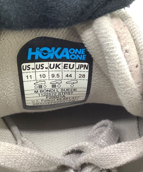 HOKAONEONE（ホカオネオネ）HOKAONEONE (ホカオネオネ) スニーカー BONDAI L SUEDE ブラウン サイズ:28の古着・服飾アイテム
