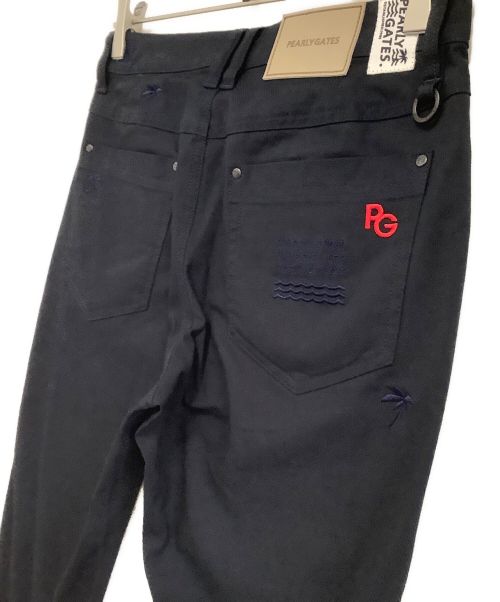 PEARLY GATES（パーリーゲイツ）PEARLY GATES (パーリーゲイツ) ゴルフパンツ ブラック サイズ:1 未使用品の古着・服飾アイテム