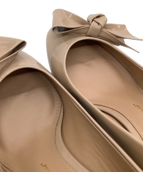 Salvatore Ferragamo（サルヴァトーレ フェラガモ）Salvatore Ferragamo (サルヴァトーレ フェラガモ) ヒールパンプス ベージュ サイズ:4D 未使用品の古着・服飾アイテム