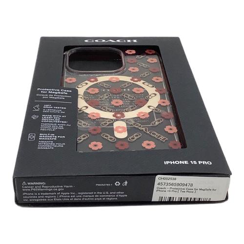 COACH（コーチ）COACH (コーチ) スマホケース　COACH　Protective Case for MagSafe for iPhone 15 Pro [ Tea Rose ] CH052538の古着・服飾アイテム