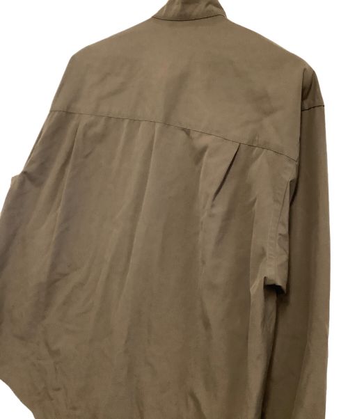 Graphpaper（グラフペーパー）Graphpaper (グラフペーパー) スタンドカラーシャツ　カサノバ別注 ブラウン サイズ:Freeの古着・服飾アイテム