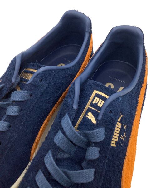 PUMA（プーマ）PUMA (プーマ) ローカットスニーカー Clyde OG  75周年記念モデル ネイビー×オレンジ サイズ:27の古着・服飾アイテム