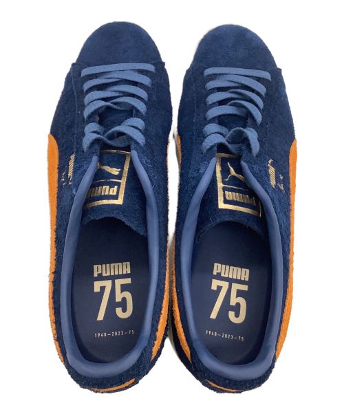 PUMA（プーマ）PUMA (プーマ) ローカットスニーカー Clyde OG  75周年記念モデル ネイビー×オレンジ サイズ:27の古着・服飾アイテム