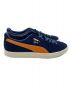 中古・古着 PUMA (プーマ) ローカットスニーカー Clyde OG  75周年記念モデル ネイビー×オレンジ サイズ:27：4000円
