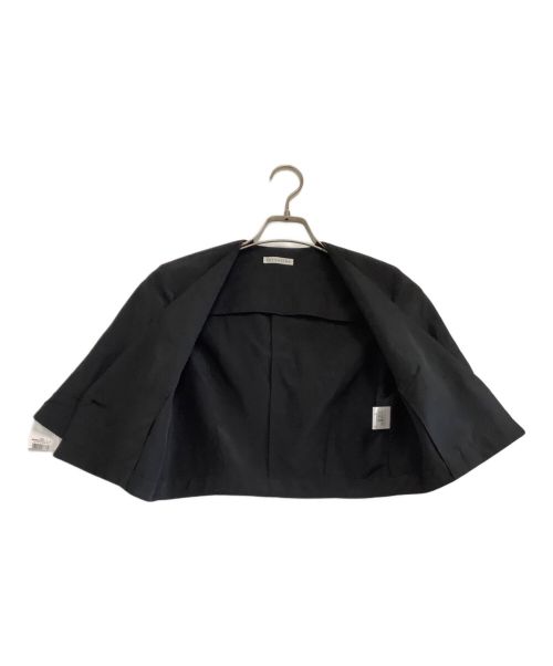 ESTNATION（エストネーション）ESTNATION (エストネーション) Vネッククロップドジャケット ブラック サイズ:38 未使用品の古着・服飾アイテム