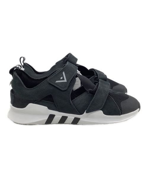 adidas（アディダス）adidas (アディダス) WHITE MOUNTAINEERING (ホワイトマウンテ二アニング) サンダル ADV Sandal ブラック×ホワイト サイズ:28の古着・服飾アイテム