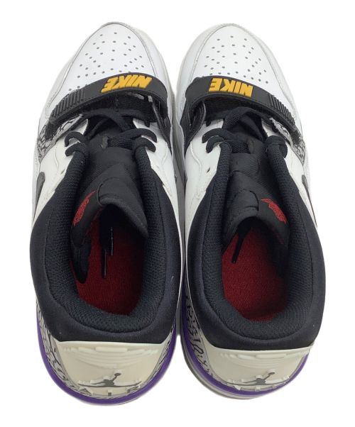 NIKE（ナイキ）NIKE (ナイキ) スニーカー JORDAN LEGACY 312 LOW LAKERS ホワイト×パープル サイズ:28.5の古着・服飾アイテム