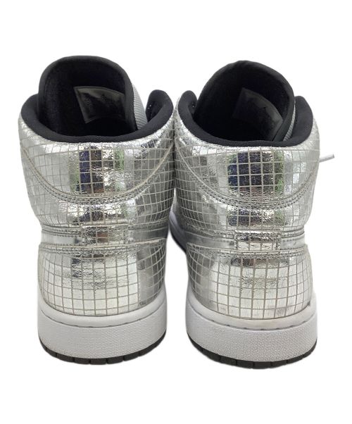 NIKE（ナイキ）NIKE (ナイキ) スニーカー AIR JORDAN 1 MID SE DISCO BALL シルバー サイズ:28の古着・服飾アイテム