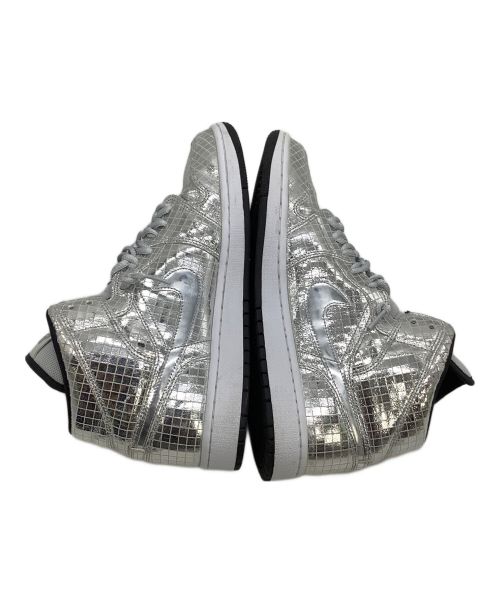NIKE（ナイキ）NIKE (ナイキ) スニーカー AIR JORDAN 1 MID SE DISCO BALL シルバー サイズ:28の古着・服飾アイテム