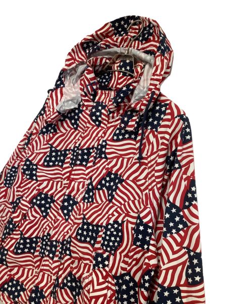 SUPREME（シュプリーム）SUPREME (シュプリーム) Raglan Court Jacket 	2020ssモデル レッド×ネイビー サイズ:Lの古着・服飾アイテム