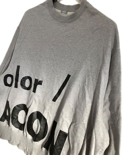 kolor/BEACON（カラービーコン）kolor/BEACON (カラービーコン) スウェット グレー サイズ:2の古着・服飾アイテム