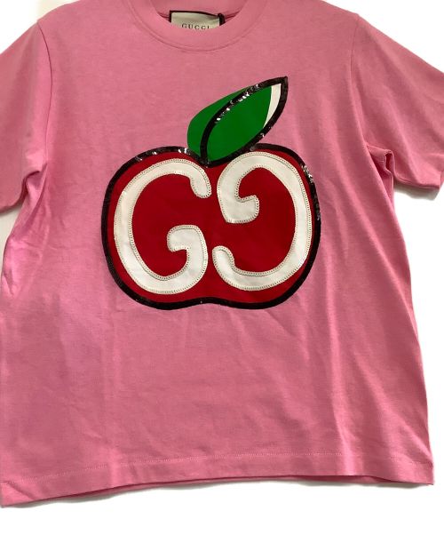 GUCCI（グッチ）GUCCI (グッチ) Tシャツ ピンク サイズ:XS 未使用品の古着・服飾アイテム