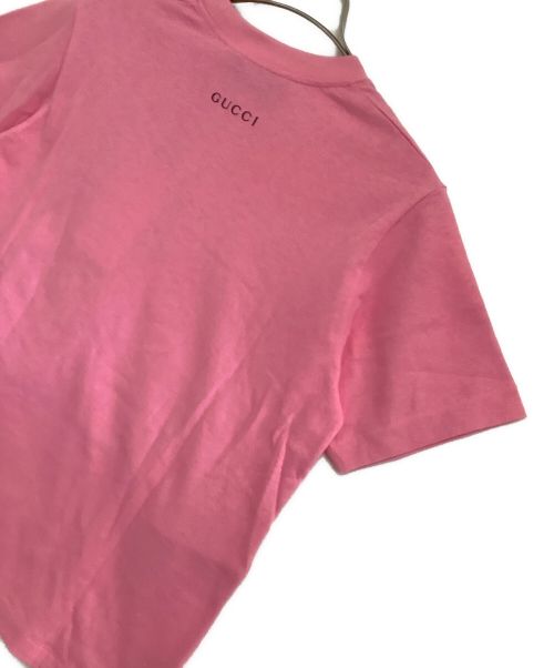 GUCCI（グッチ）GUCCI (グッチ) Tシャツ ピンク サイズ:XS 未使用品の古着・服飾アイテム