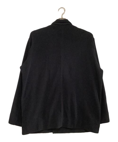 stein（シュタイン）stein (シュタイン) Oversized Gradation Pleats Jacket 22AWモデル ブラック サイズ:Mの古着・服飾アイテム