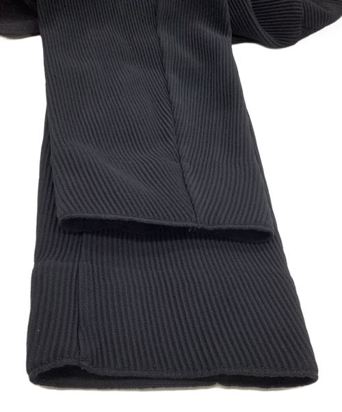 stein（シュタイン）stein (シュタイン) Oversized Gradation Pleats Jacket 22AWモデル ブラック サイズ:Mの古着・服飾アイテム