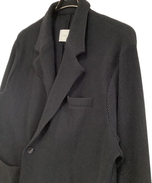stein（シュタイン）stein (シュタイン) Oversized Gradation Pleats Jacket 22AWモデル ブラック サイズ:Mの古着・服飾アイテム