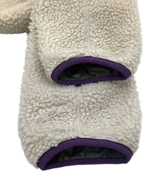 Patagonia（パタゴニア）Patagonia (パタゴニア) レトロXジャケット　Retro-X Fleece Jacket アイボリー×パープル サイズ:XLの古着・服飾アイテム