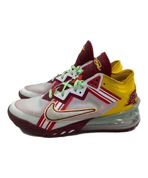 NIKE×MIMIPLANGE（ナイキ×ミミプランジ）NIKE×MIMIPLANGE (ナイキ×ミミプランジ) スニーカー LEBRON 18 ホワイト×イエロー サイズ:26の古着・服飾アイテム