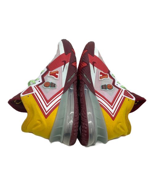 NIKE×MIMIPLANGE（ナイキ×ミミプランジ）NIKE×MIMIPLANGE (ナイキ×ミミプランジ) スニーカー LEBRON 18 ホワイト×イエロー サイズ:26の古着・服飾アイテム