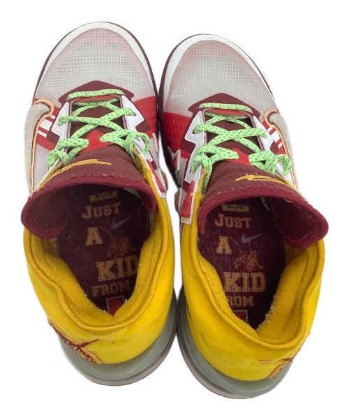 NIKE×MIMIPLANGE（ナイキ×ミミプランジ）NIKE×MIMIPLANGE (ナイキ×ミミプランジ) スニーカー LEBRON 18 ホワイト×イエロー サイズ:26の古着・服飾アイテム