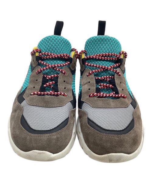 MONCLER（モンクレール）MONCLER (モンクレール) ローカットスニーカー スウェードコンビダッドスニーカー ブラウン サイズ:42の古着・服飾アイテム