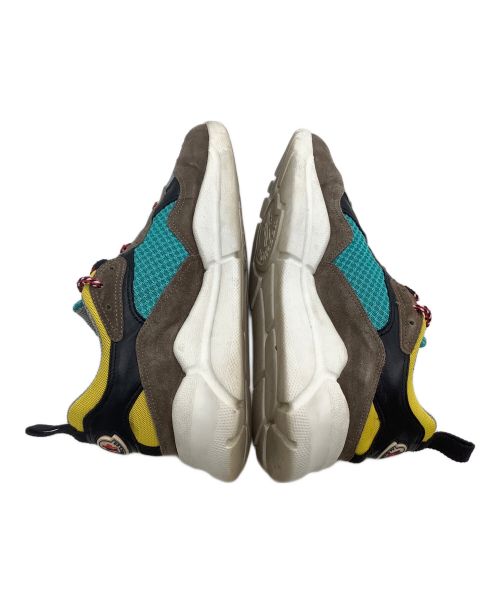 MONCLER（モンクレール）MONCLER (モンクレール) ローカットスニーカー スウェードコンビダッドスニーカー ブラウン サイズ:42の古着・服飾アイテム