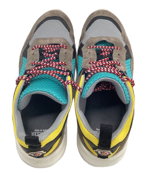 MONCLER（モンクレール）MONCLER (モンクレール) ローカットスニーカー スウェードコンビダッドスニーカー ブラウン サイズ:42の古着・服飾アイテム