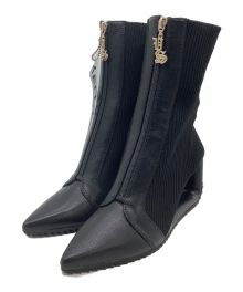 YELLO（イエロ）の古着「ショートブーツ」｜ブラック