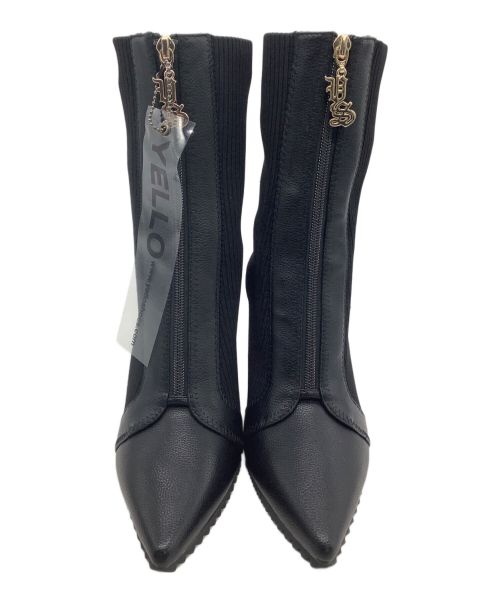 YELLO（イエロ）YELLO (イエロー) ショートブーツ ブラック サイズ:表記なし 未使用品の古着・服飾アイテム