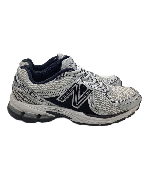 NEW BALANCE（ニューバランス）NEW BALANCE (ニューバランス) スニーカー 	 ブラック×ホワイト サイズ:27.5の古着・服飾アイテム