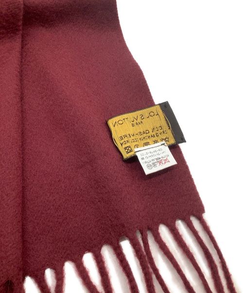 LOUIS VUITTON（ルイ ヴィトン）LOUIS VUITTON (ルイ ヴィトン) カシミヤストール レッドの古着・服飾アイテム