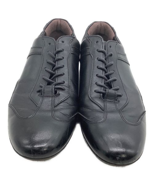 大塚製靴（オオツカセイカ）大塚製靴 (オオツカセイカ) レザースニーカー ブラック サイズ:24.5の古着・服飾アイテム