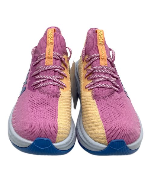 HOKAONEONE（ホカオネオネ）HOKAONEONE (ホカオネオネ) ランニングシューズ ピンク×オレンジ サイズ:25の古着・服飾アイテム