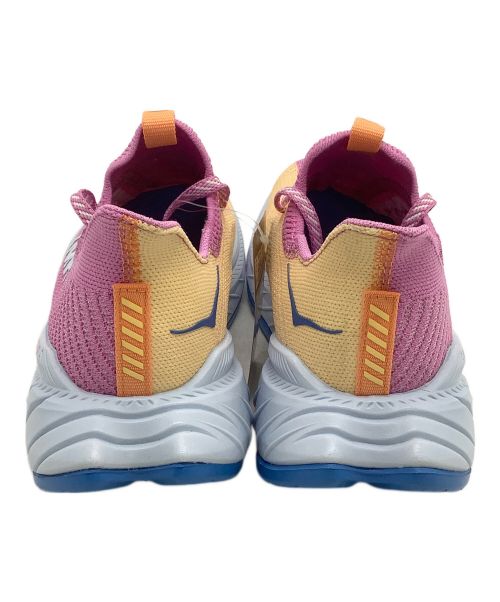 HOKAONEONE（ホカオネオネ）HOKAONEONE (ホカオネオネ) ランニングシューズ ピンク×オレンジ サイズ:25の古着・服飾アイテム