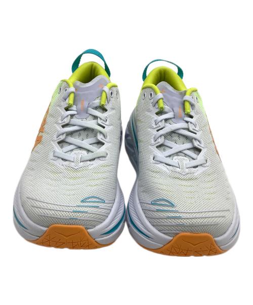 HOKAONEONE（ホカオネオネ）HOKAONEONE (ホカオネオネ) ランニングシューズ ホワイト×イエロー サイズ:25の古着・服飾アイテム